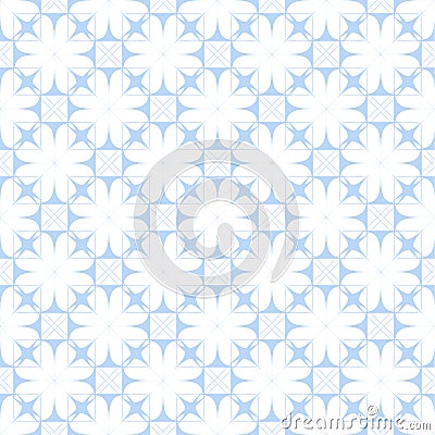 Light blue pattern on white background. Seamless pattern. Vector Illustration